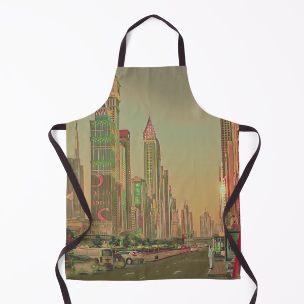 Item preview, Dubai in a light sandstorm designed and sold by imagine-ai.
