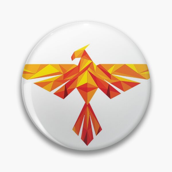 Item preview, Geometric Fire Phoenix designed and sold by RoseBloodCat.