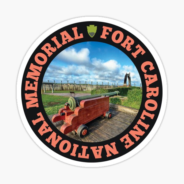 Item preview, Fort Caroline National Memorial circle designed and sold by Nyle Buss.