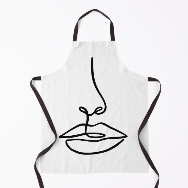 Item preview, Lips and nose line art designed and sold by guaka-molly.