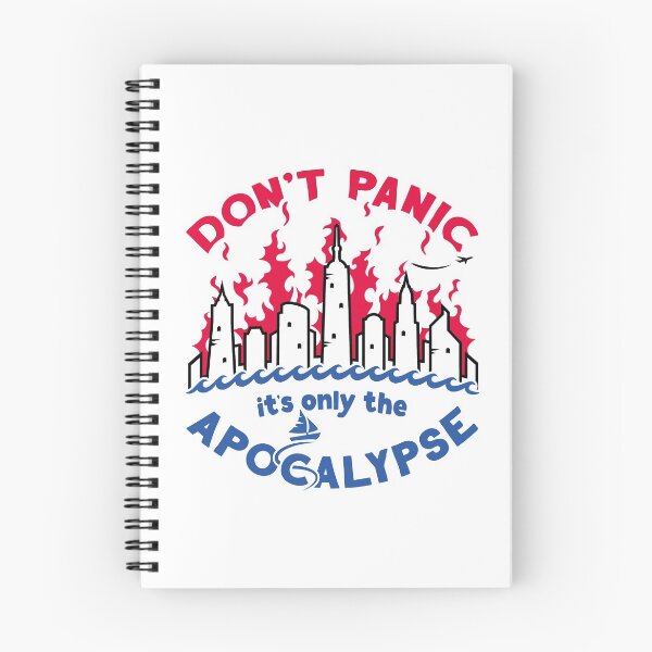 Item preview, Don't Panic it's only the Apocalypse designed and sold by BethsdaleArt.