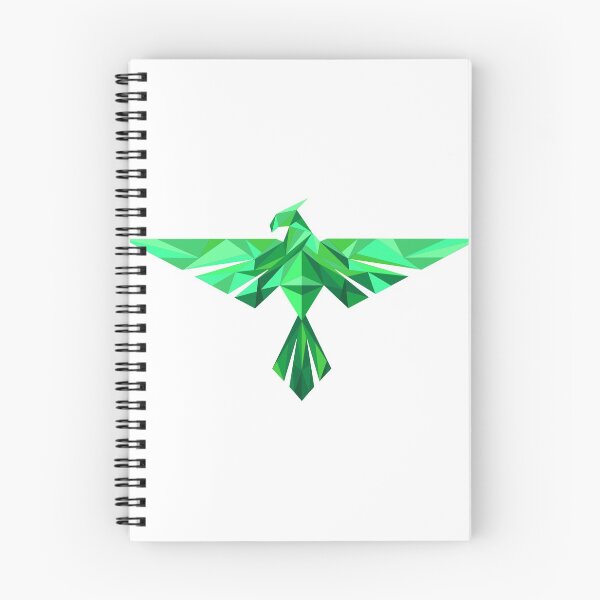 Item preview, Geometric Green Phoenix designed and sold by RoseBloodCat.