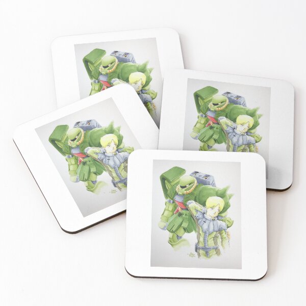Item preview, Asplenia Studios: Zaku II and Bernie (full canvas) designed and sold by Asplenia Studios.