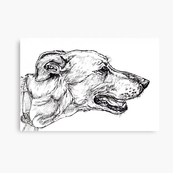 Ink Dog Canvas Print