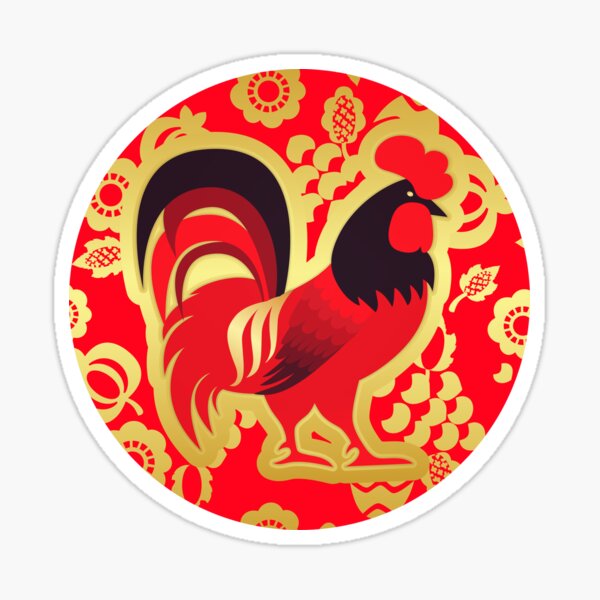 Red Rooster Sticker