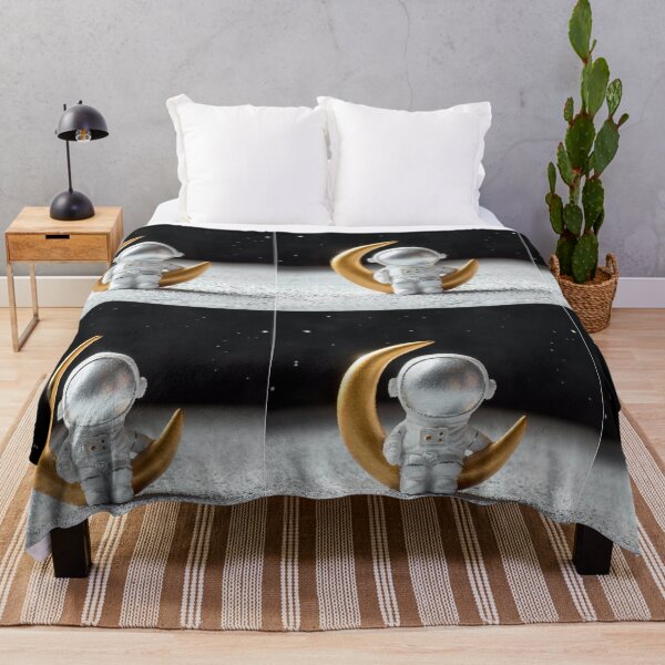 Item preview, little astronaut with moon on planet...! designed and sold by VIVEK KUMAR RAI.