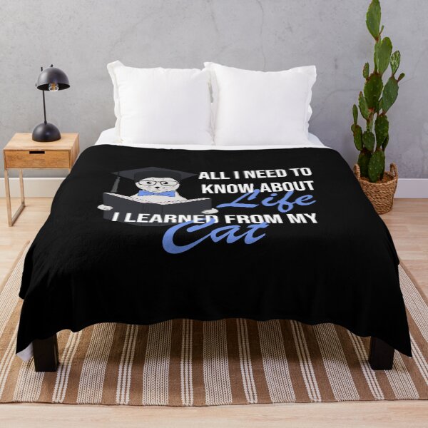 Item preview, All I Need To Know About Life I Learned From My Cat designed and sold by Ridaelb.