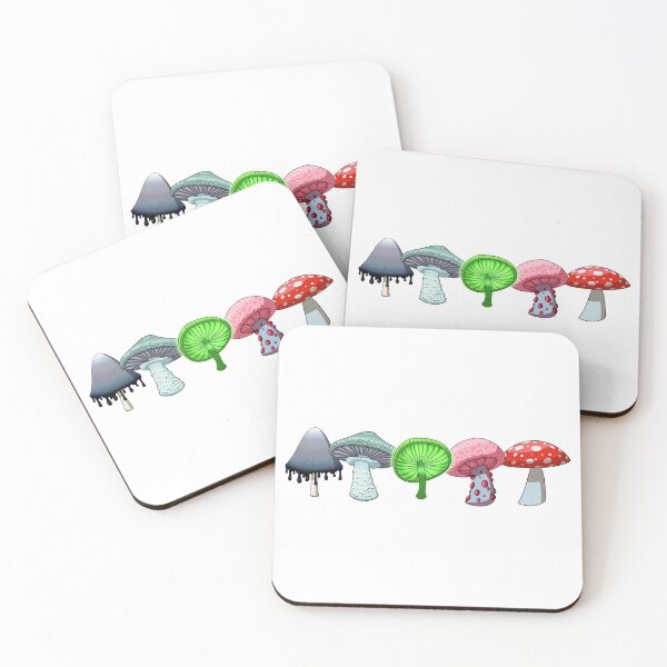 Item preview, Five Mushrooms designed and sold by ziecatch.