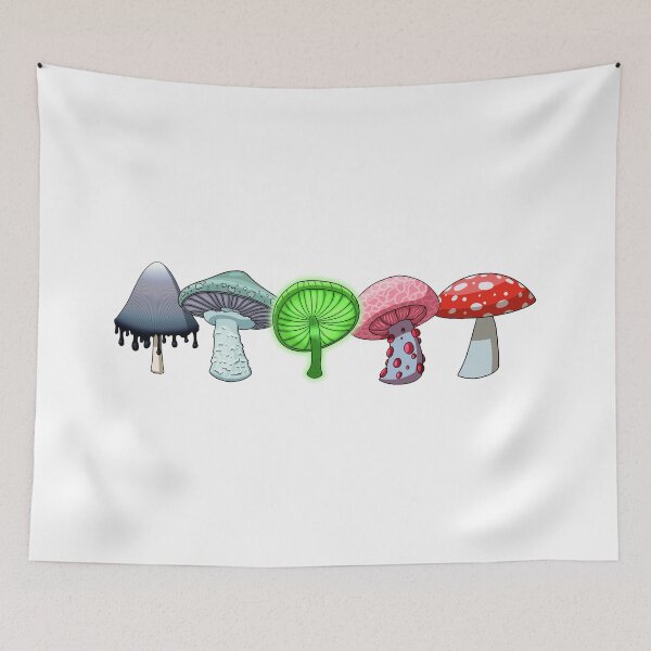 Item preview, Five Mushrooms designed and sold by ziecatch.