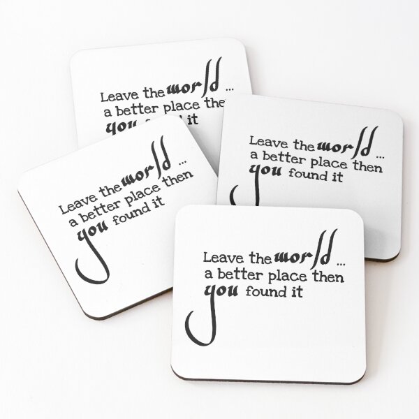 Item preview, Leave the world a better place then you found it designed and sold by ananas-shop21.