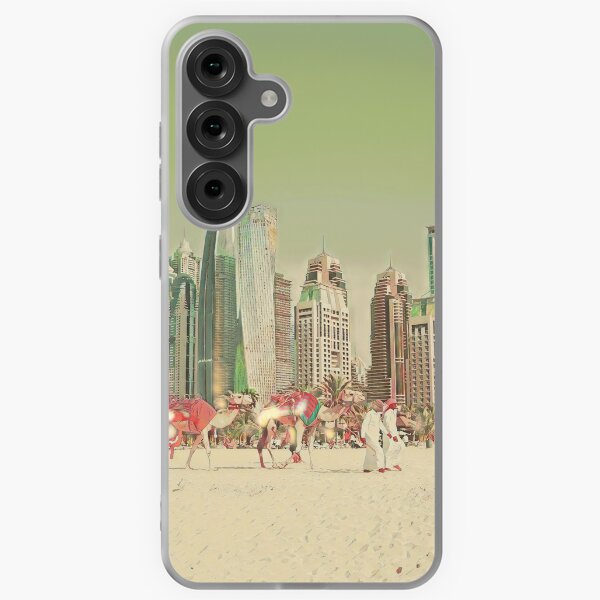 Item preview, Dubai beach city view designed and sold by imagine-ai.