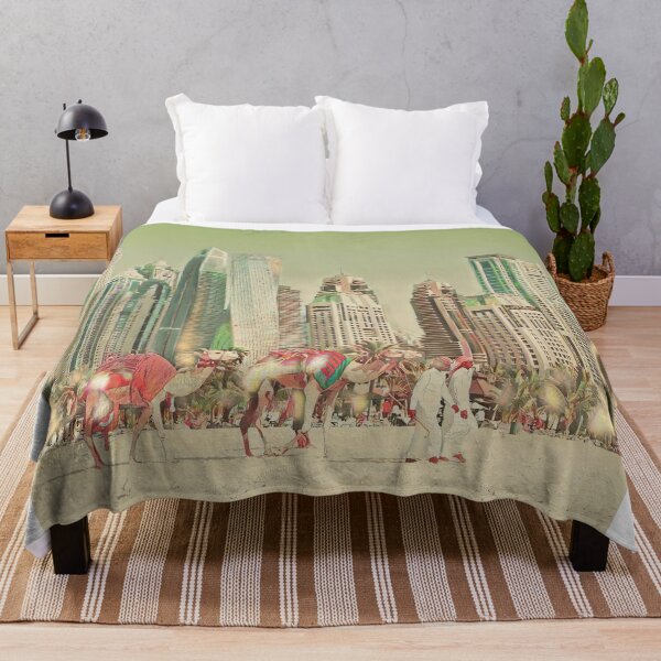 Item preview, Dubai beach city view designed and sold by imagine-ai.