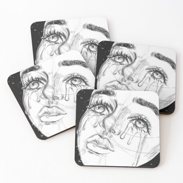 Item preview, Crying Girl Sketch  designed and sold by Cloudlilies.