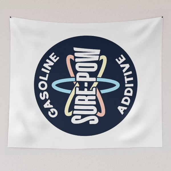 Item preview, Sure-Pow Gasoline Additive (Redesigned - White) designed and sold by Justin Ellis.
