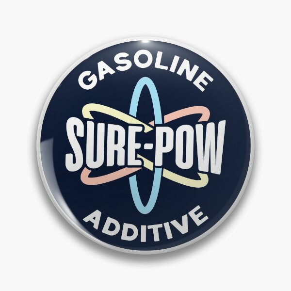 Item preview, Sure-Pow Gasoline Additive (Redesigned - Dark Blue) designed and sold by Justin Ellis.