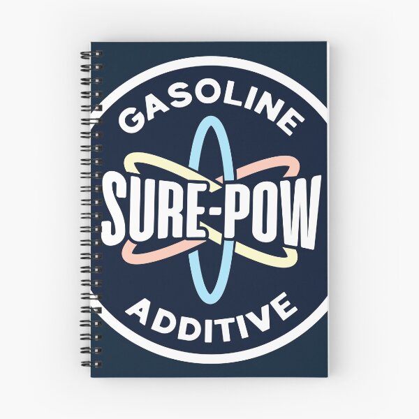 Item preview, Sure-Pow Gasoline Additive (Redesigned - Dark Blue) designed and sold by Justin Ellis.