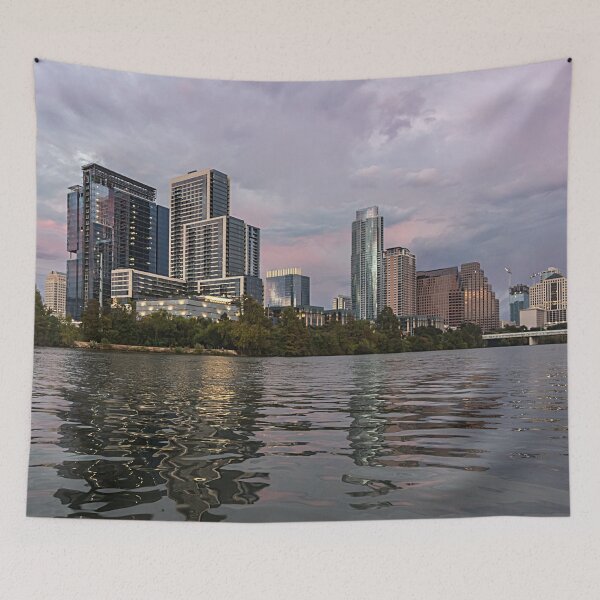 Item preview, Austin Skyline Downtown Waterfront Sunset Texas designed and sold by Piper-Deals.