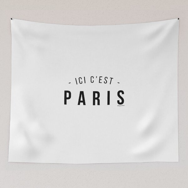 Aperçu de l'œuvre ICI C'EST PARIS créée et vendue par LegacyRevival.