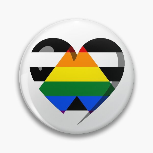 Item preview, Allied flag heart designed and sold by GluedWithPride.