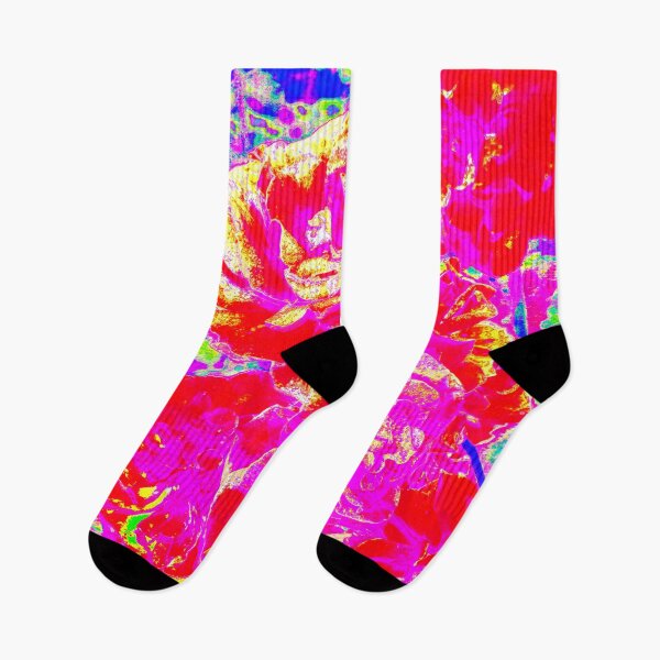Item preview, The multicolored yellow and pink roses blooming in the summer garden designed and sold by IraNiva.