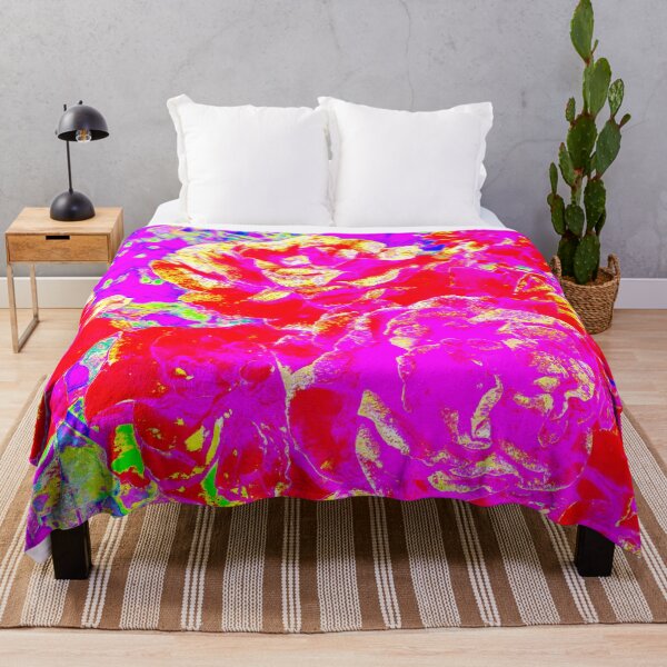 Item preview, The multicolored yellow and pink roses blooming in the summer garden designed and sold by IraNiva.