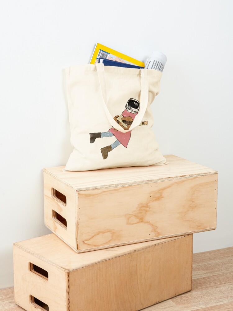 Thumbnail 4 of 5, Tote Bag, Astronaut Girl designed and sold by laurynmmusic.