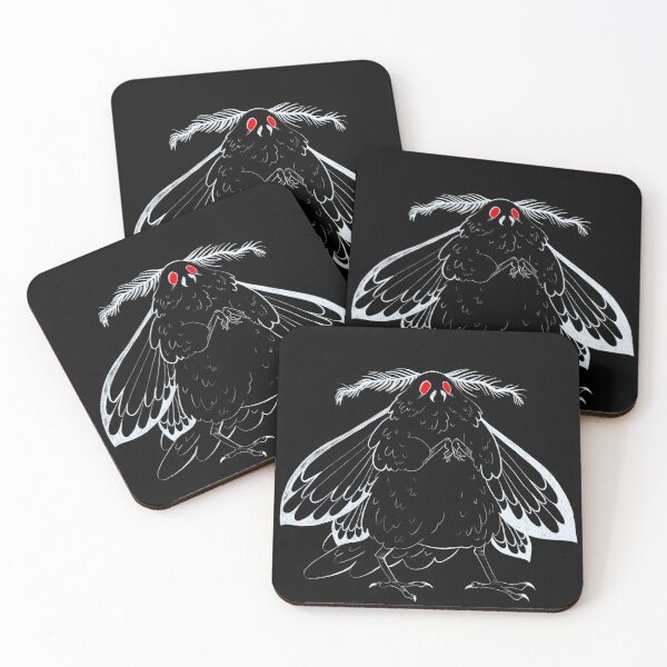 Item preview, Mothman Cryptid Monster designed and sold by Howlish.