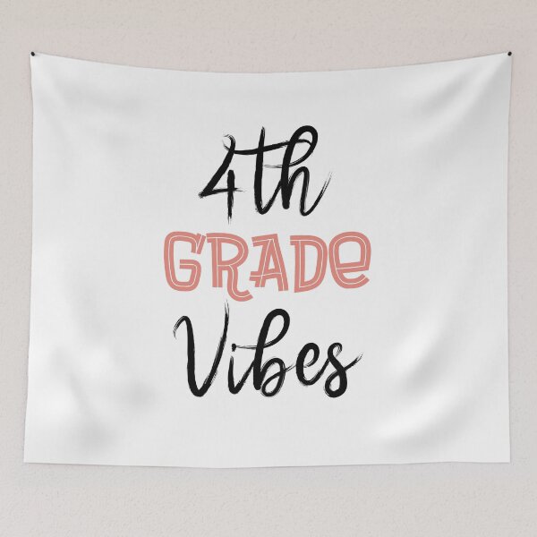 Item preview, Fourth Grade Vibes Teacher Gifts Pink designed and sold by MysticMagpie.