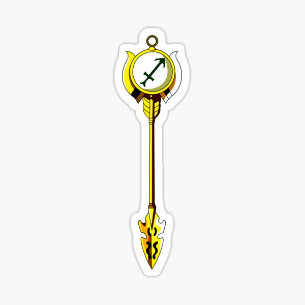 Sagittarius Key Fairy Tail Sticker For Sale By Cear The Baka Redbubble