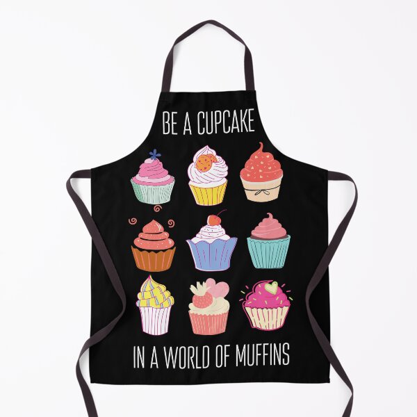 Item preview, Colorful Cupcakes & Motivation Quote: "Be a Cupcake in a World of Muffins" designed and sold by fowons.