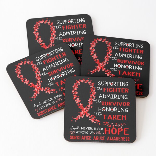 Item preview, Supporting Fighter Substance Abuse Awareness designed and sold by largellie.