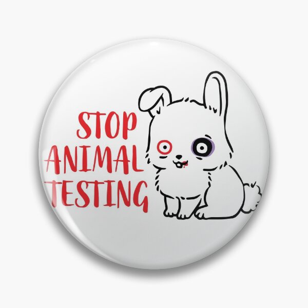 Item preview, Stop Animal Testing Bunny Rabbit designed and sold by blueveins.