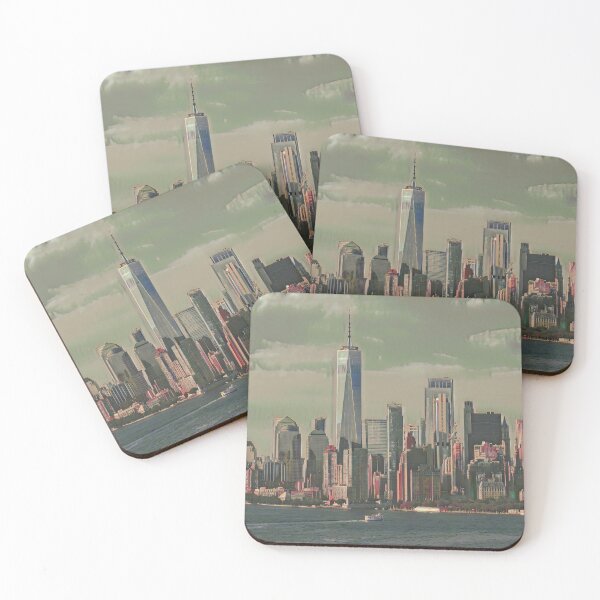 Item preview, New York City skyline afternoon designed and sold by imagine-ai.