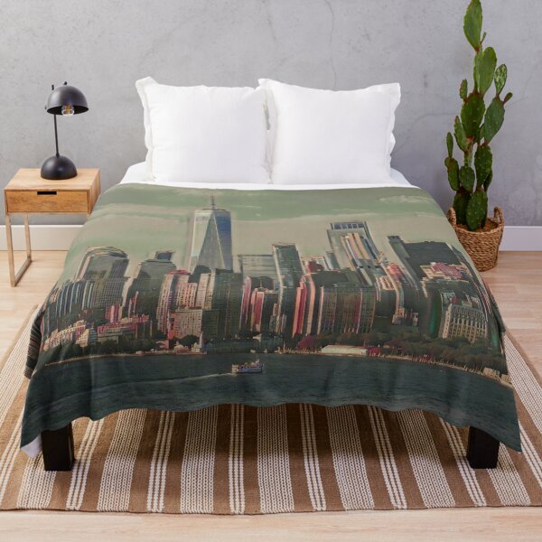 Item preview, New York City skyline afternoon designed and sold by imagine-ai.