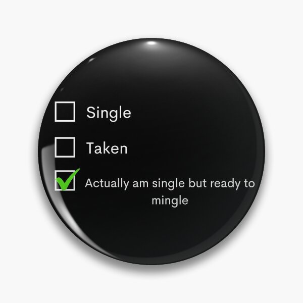 Item preview, Actually am single but ready to mingle designed and sold by Amine-Creation.