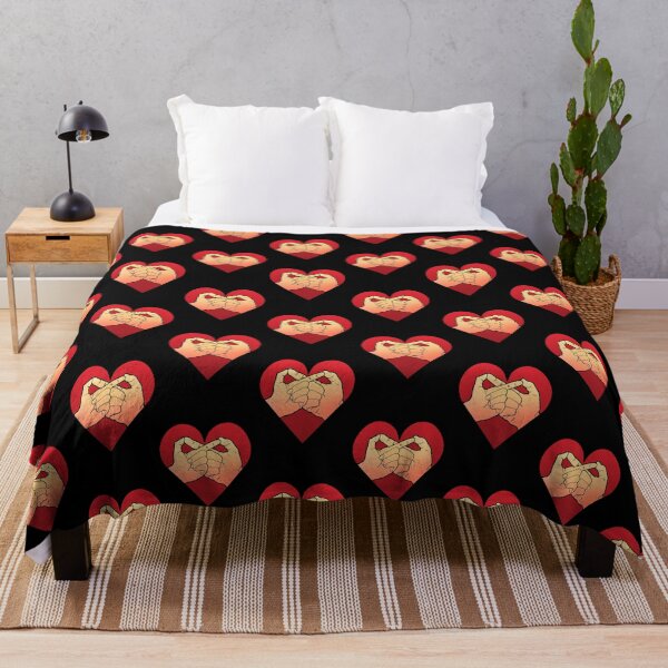 Item preview,  infinity hand gesture in red heart designed and sold by weilertsen.