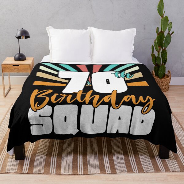 Item preview, 70th Birthday Squad Vintage Retro Funny 70 Year Old Birthday designed and sold by RaymondPurves.