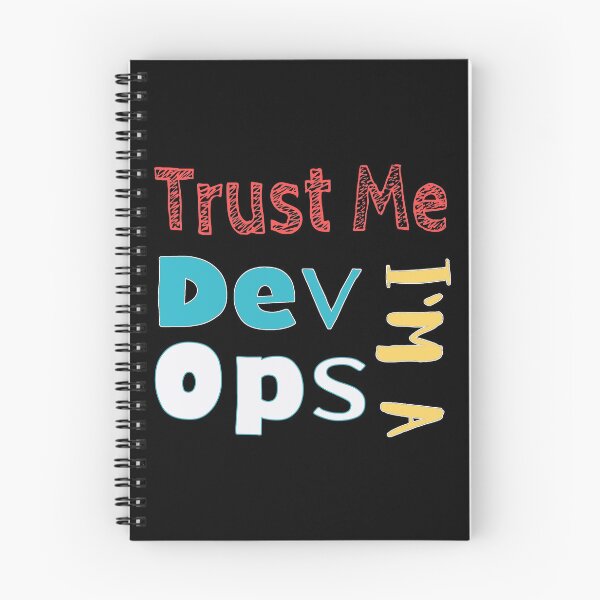 Item preview, Trust Me I am a DevOps -  black background Colorful Fonts designed and sold by IrinchiDE.