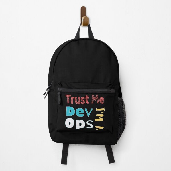 Item preview, Trust Me I am a DevOps -  black background Colorful Fonts designed and sold by IrinchiDE.