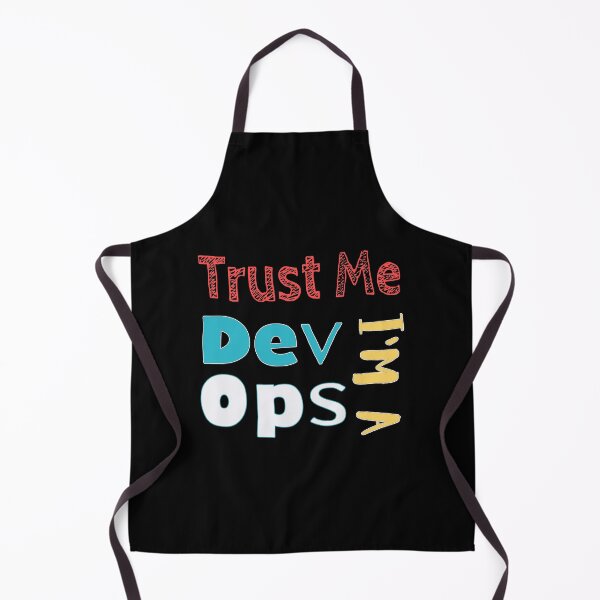 Item preview, Trust Me I am a DevOps -  black background Colorful Fonts designed and sold by IrinchiDE.