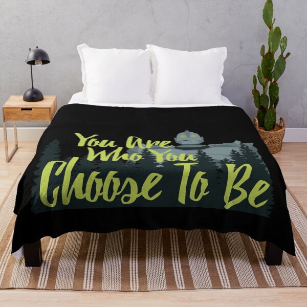 Item preview, You Are Who You Choose To Be - Iron Giant designed and sold by LoonyMoonyProds.