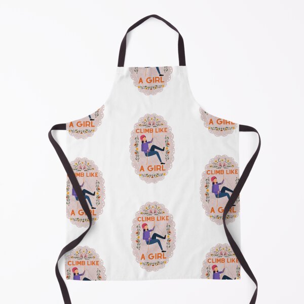 Item preview, Climb Like a Girl Cute Floral - Cute Girl Power designed and sold by Teetee94.