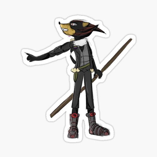 Sticker Shadow The Hedgehog Redbubble