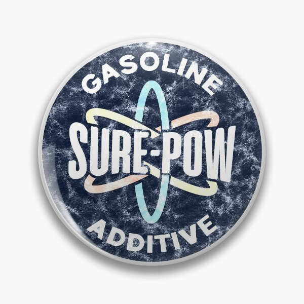 Item preview, Sure-Pow Gasoline Additive (Redesigned - White Worn) designed and sold by Justin Ellis.