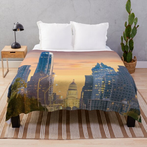 Item preview, Austin Skyline Downtown Evening Sunset Texas designed and sold by Piper-Deals.