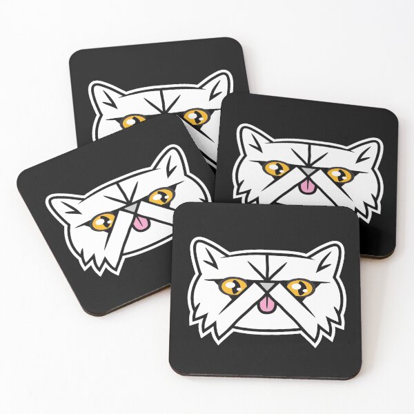 Item preview, Smooshed Face Golden eyes white Persian Cat Graphic  designed and sold by blueveins.