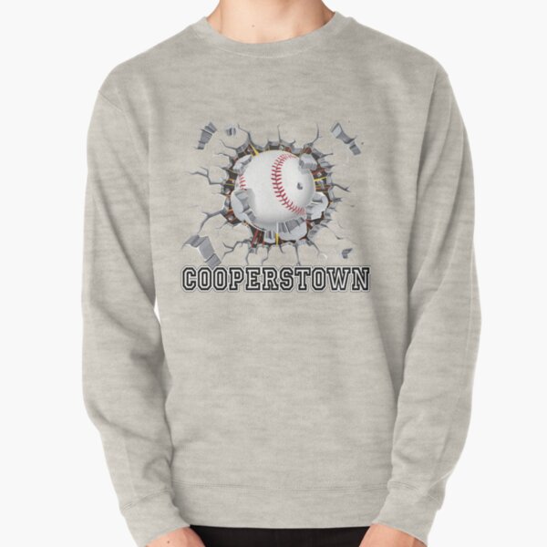 Women's Mitchell & Ness Heathered Gray New York Yankees Cooperstown  Collection Logo Lightweight Pullover Sweatshirt