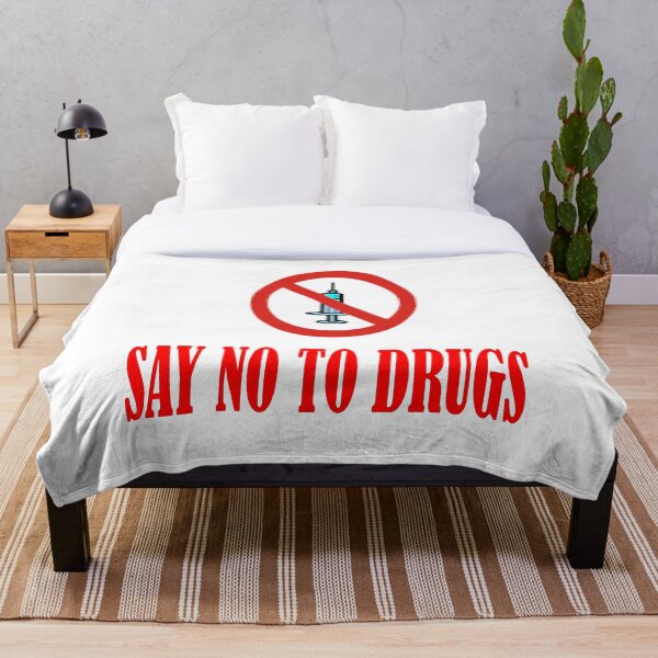 Aperçu de l'œuvre Dites non aux drogues créée et vendue par IVEKDESIGN.