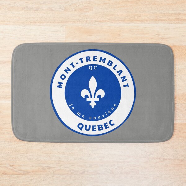 Item preview, Mont-Tremblant Quebec Canada QC Badge with Quebec Flag and Motto Roundlet designed and sold by palmettodigital.