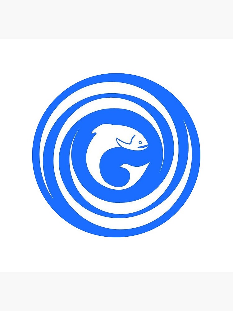 Thumbnail 3 of 3, Pin, Nova Scotia Gaelic Symbol - Blue designed and sold by GaelicCouncil.